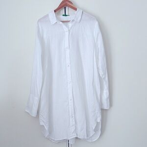 🕶️Relaxed-fit Beach Shirt in linen-cotton blend